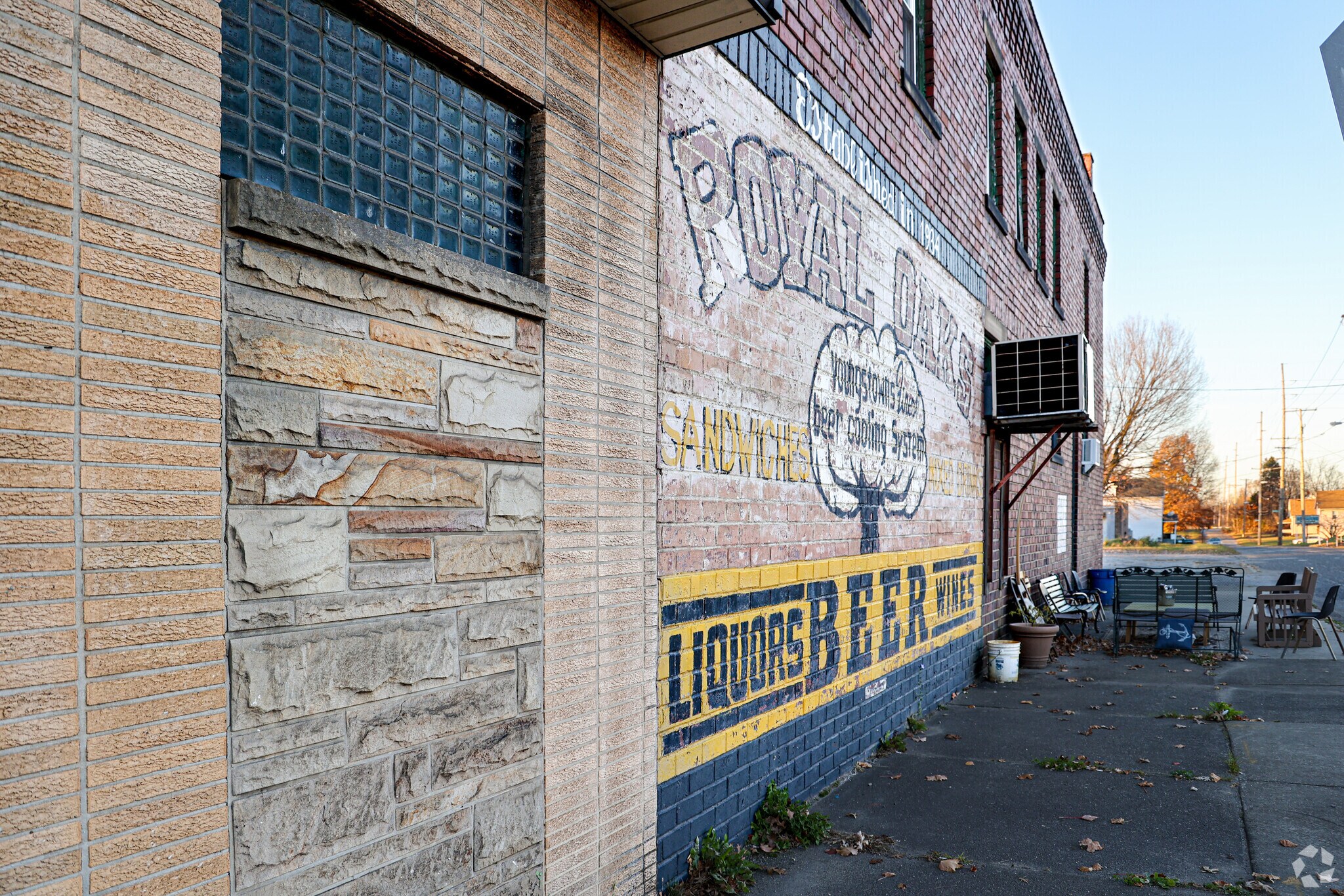 During warm months in Youngstown, Royal Oaks patrons can be seen occupying the makeshift patio.