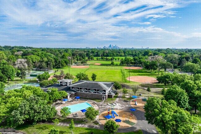 Pearl Park has plenty of open fields for sports and recreation.