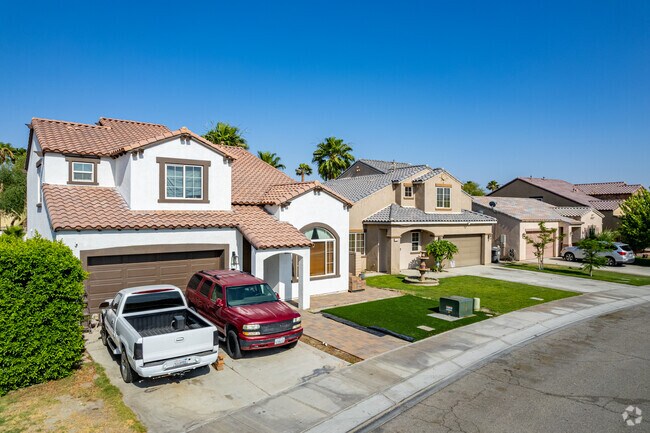 There are many Spanish inspired architecture in Coachella California.
