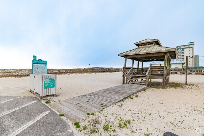 Picnickers savor the scenic beauty of Navarre Beach Marine Park.