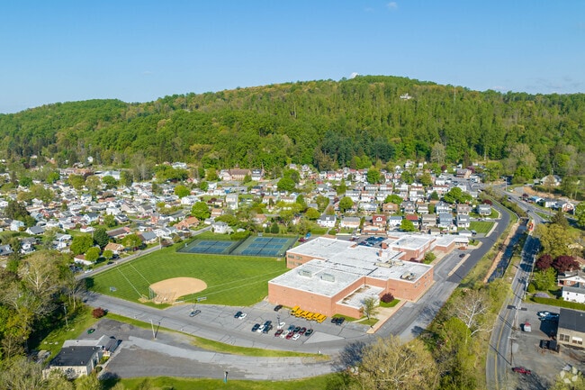A great view of Antietam Middle-high School.