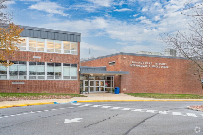 Brandywine Intermediate School serves grades 4-8 with a B+ rating on Niche.com.
