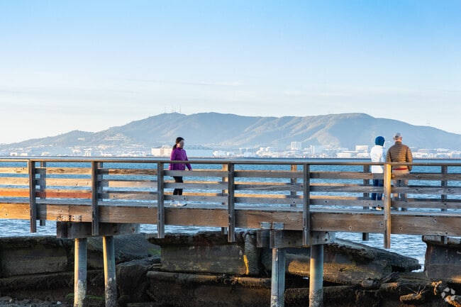 Burlingame Village residents can enjoy the view from nearby Anza Lagoon.