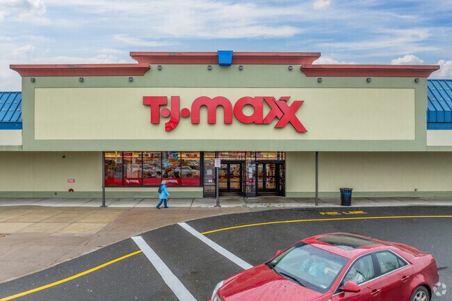 T.J. Maxx is a department store chain that sells brand-name clothing near Downtown Springfield.