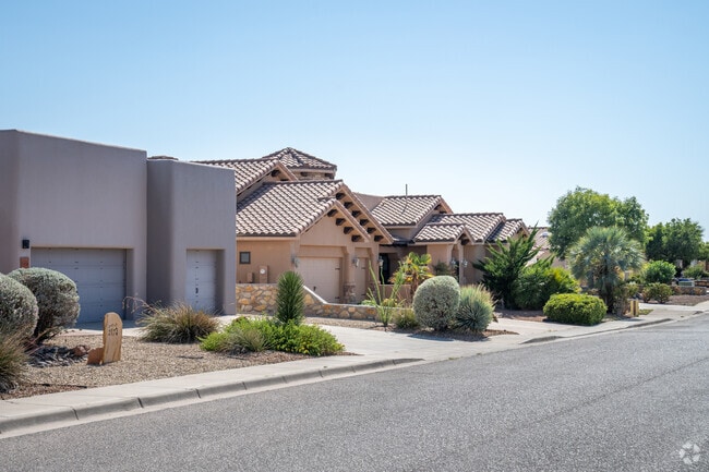 Sonoma Ranch homes often feature clay-tiled roofs and earth-toned stucco exteriors