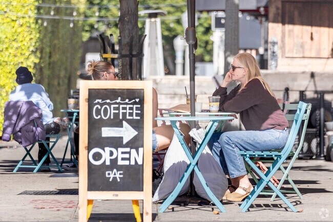 Meet up for a great cup of coffee at the street cafes near Las Palmas Hermosa.