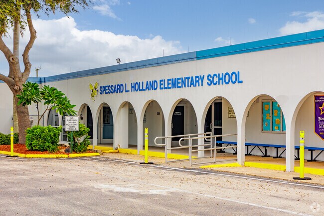 The Spessard L. Holland Elementary School serves every K-5 student with excellence.