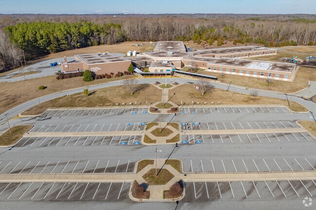 Hopewell Elementary School aerial view.