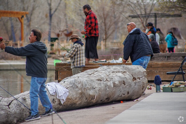 Down the road from Barelas, Tingley Beach is a local favorite for fishing.