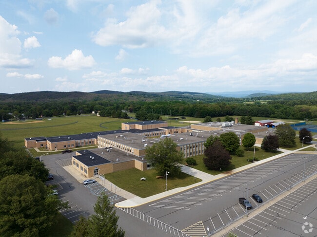 Having a large campus kids have a freedom that can be found in Pine Plains.
