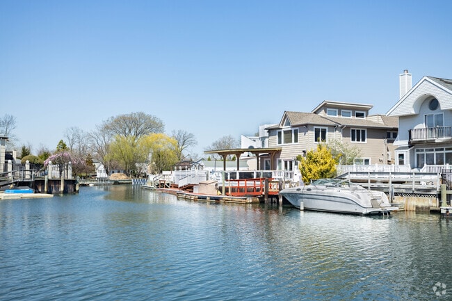 Many residents of Merrick have homes with water in their backyards.