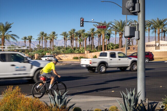 Residents of Eldorado Golf Club Estates can find dedicated bike paths throughout Indian Wells.
