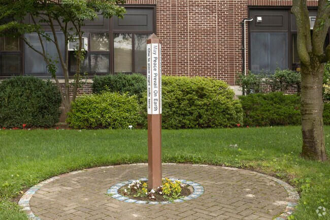 Peace is preached at the West End School in Lynbrook, NY.