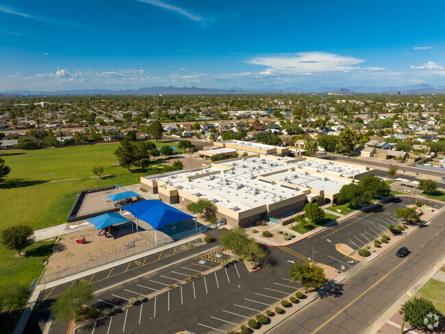 Overview of Kyrene de los Niños Elementary School located in Tempe, AZ.