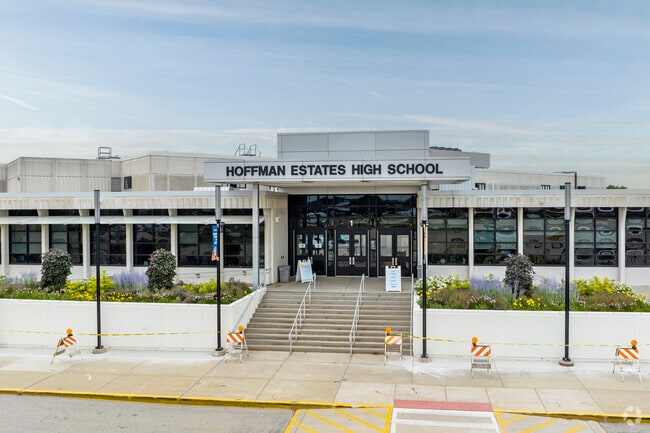 Hoffman Estates High School welcomes students from many surrounding communities in the area.