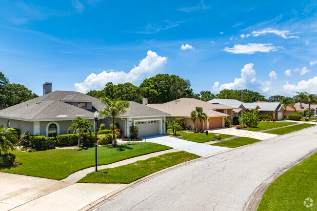 Newer construction homes with a spanish style are also very common in the area.