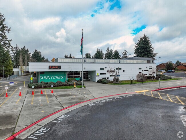 Sunnycrest Elementary School is graded C on Niche and serves the younger students in the area.