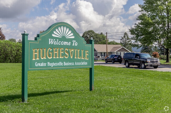 Hughesville is a small town about twenty minutes from nearby Williamsport.