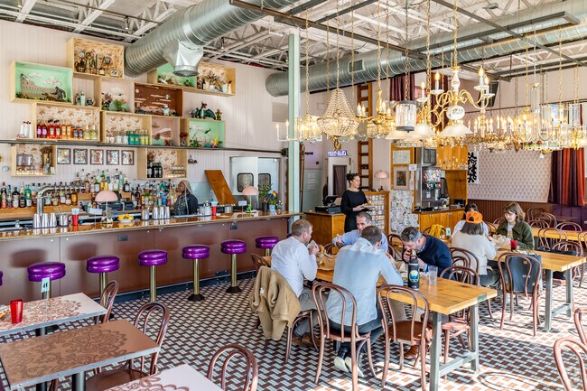 Grab a delicious chicken sandwich at Bona Fide Deluxe in Edgewood.