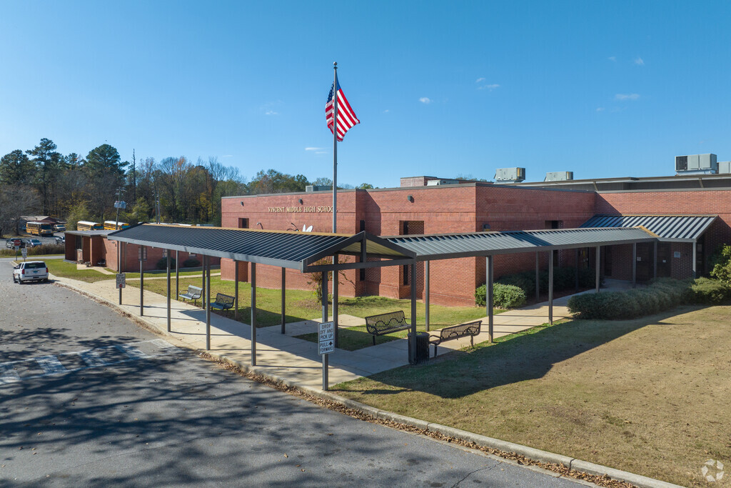 Vincent Middle High School is part of the Shelby County School system.