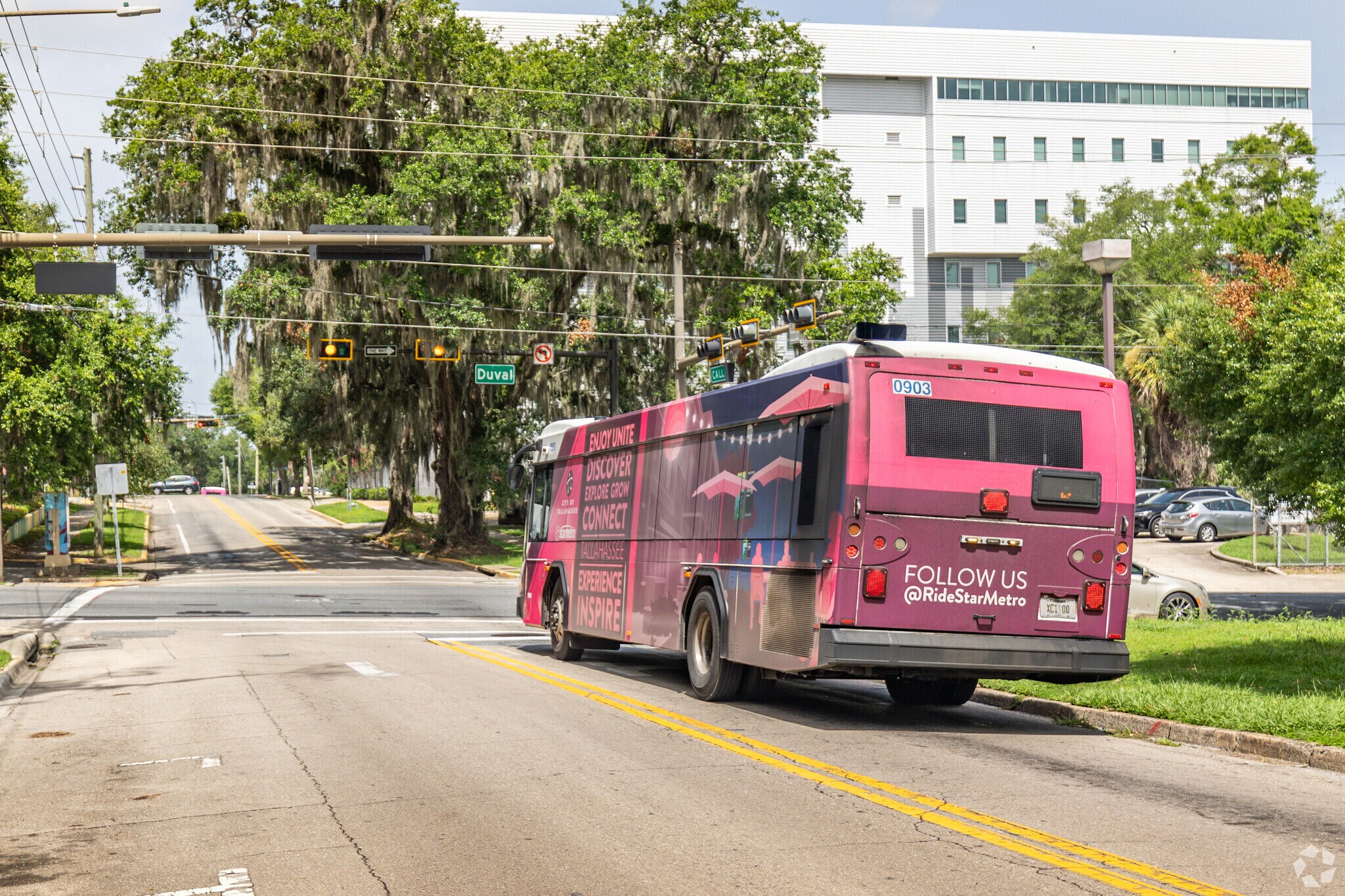 Lafayette Park in Tallahassee has reliable public transportation.