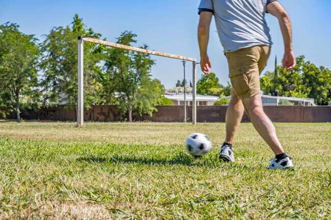 Tupelo Park has 2 soccer fields for tournaments every weekend near Kirkland Place.