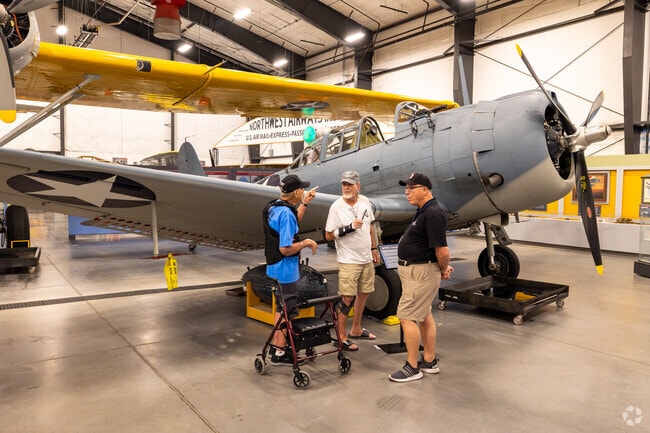 Hear the stories of war veterans at the National Museum of World War II Aviation in Cimarron Hills.