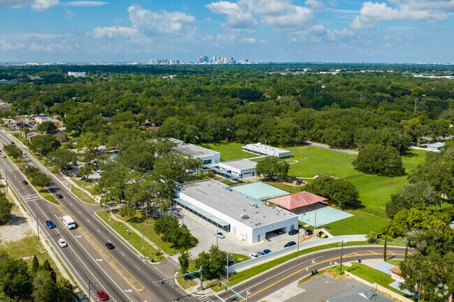 Sheehy Elementary has a large campus for its students.