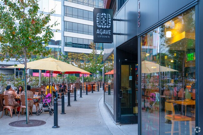 Locals eat at Agave Uptown in Broadway-Valdez.