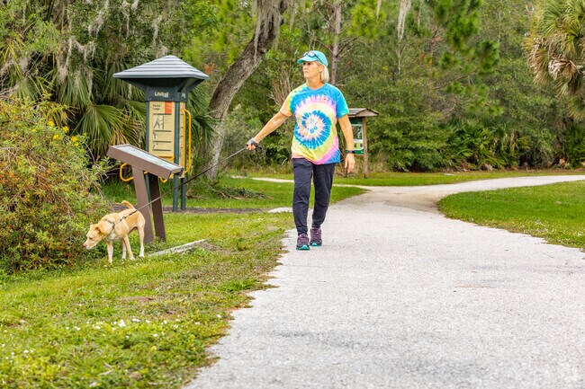 Urfer Family Park in Bee Ridge is dog friendly with miles of trails.