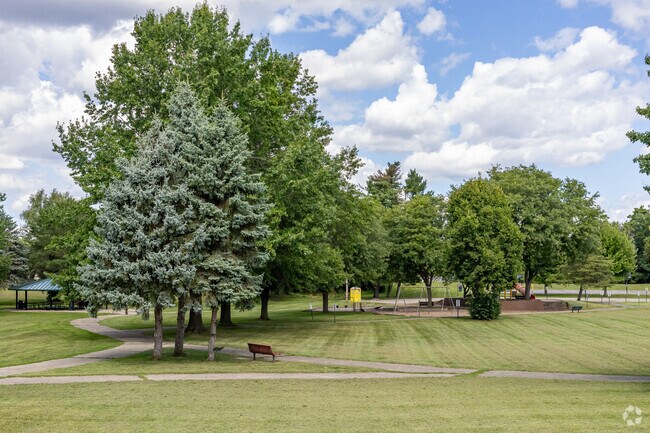 Post Park has plenty of open space for picnics or playing catch.