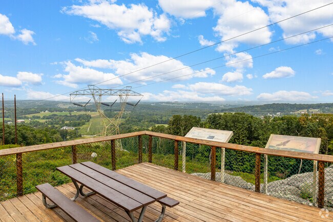 Have lunch on hawk watchtower at Rocky Ridge County Park in Springettsbury Township.
