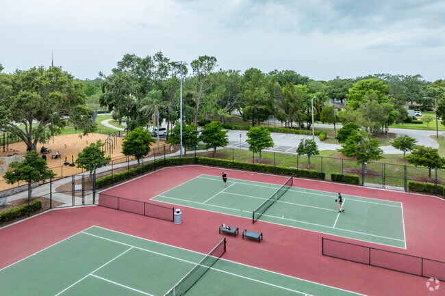 Morningside Recreation Complex offers a swimming pool, tennis and basketball courts and more.