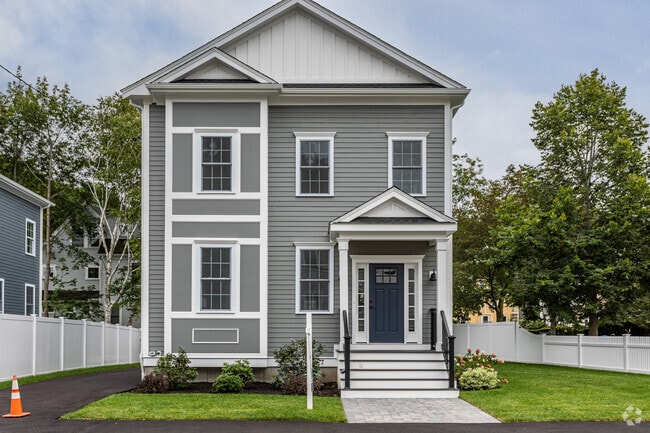 New construction homes are found throughout Waverley Square, Belmont.