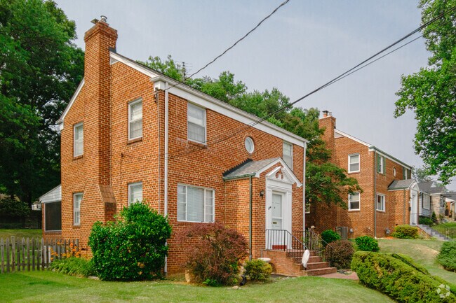 Rows of brick colonials stand like sentinels on the tranquil hills of Cheverly.