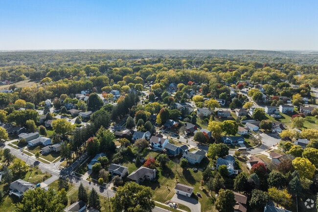 Apple Hill neighborhood offers lush greenery and scenic views in a peaceful setting.