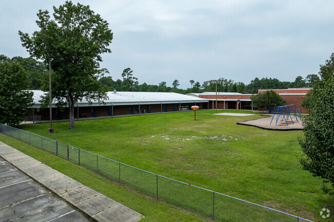 The Smyrna Elementary School playground in Smyrna, NC.