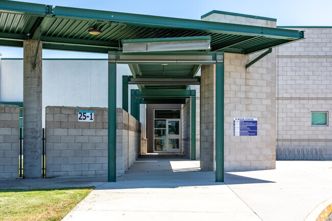 Step into Citrus Elementary School through its inviting entrance.