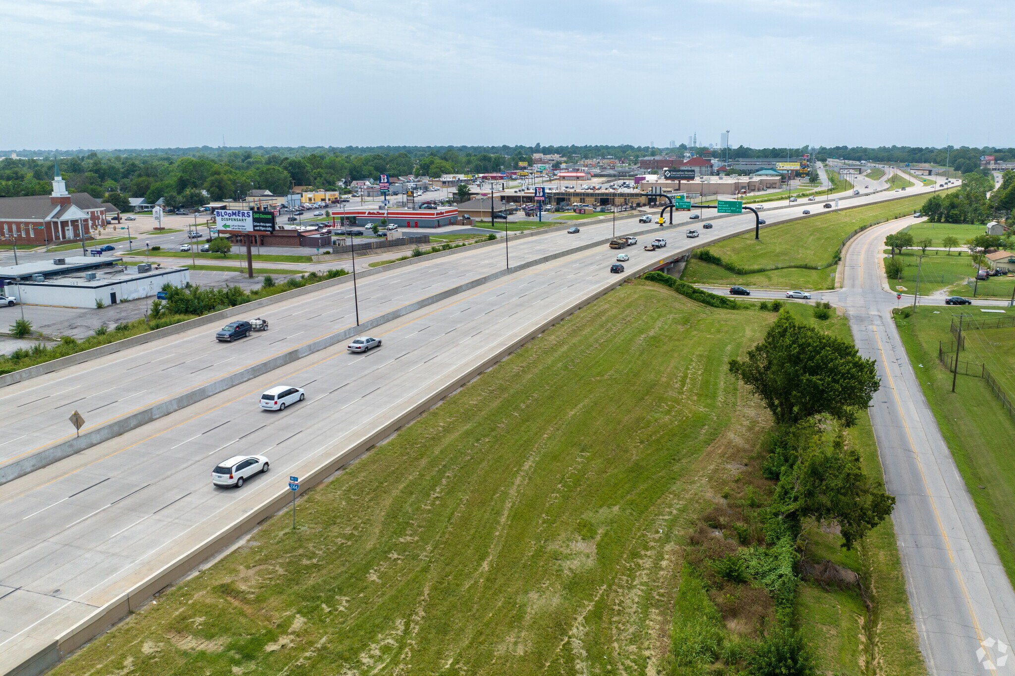 Hwy 244 serves as Mcclures Northern boundary.