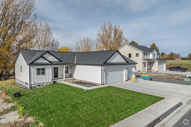 Tudor-inspired ranch style homes are also available in Richmond.