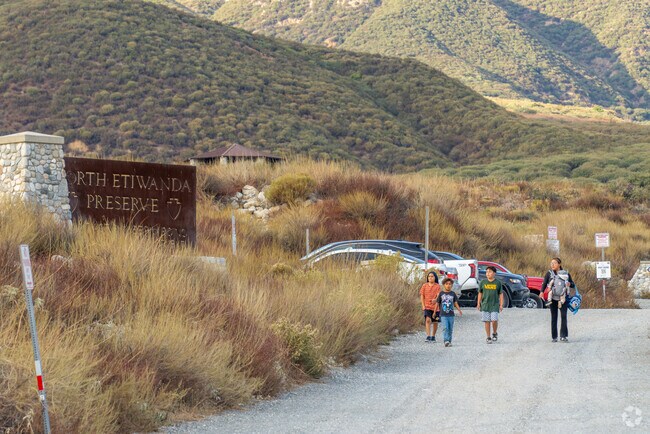 Step into a hiker's paradise at Etiwanda Falls Trailhead, Rancho Cucamonga.