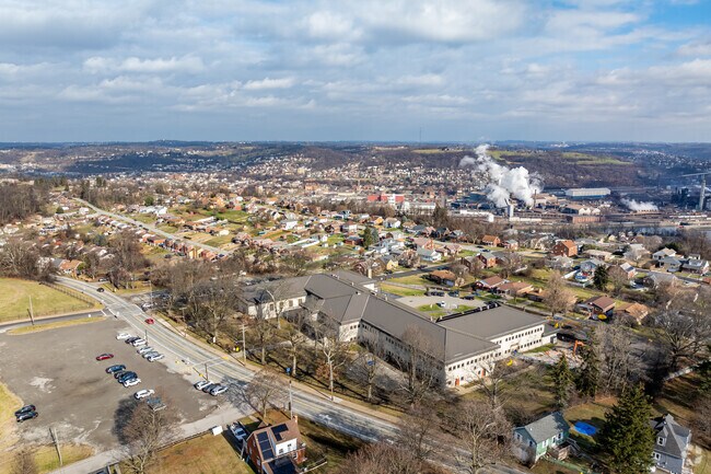 Homeville Elementary School sits high in the hills of West Mifflin.