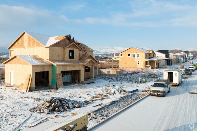 New construction is booming in Bluffdale.