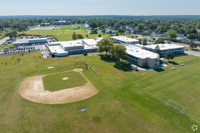 NID 537936 Riverhead Middle School in Riverhead sits next to Riverhead High School.