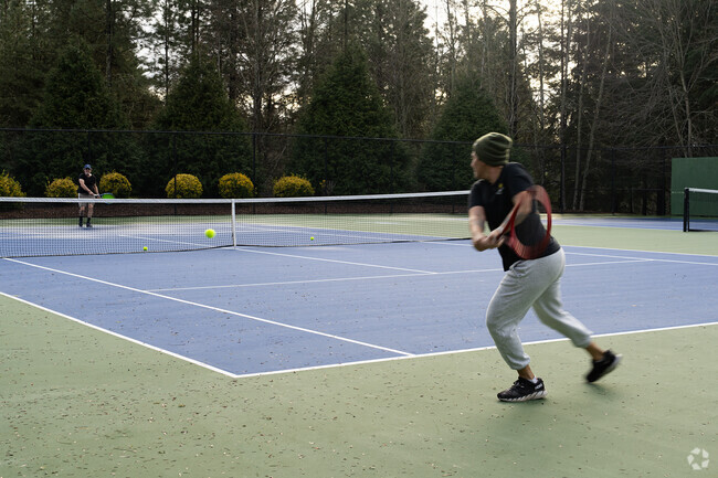 Play a tennis match at Turner Creek Park in Brookwood, Hillsboro.