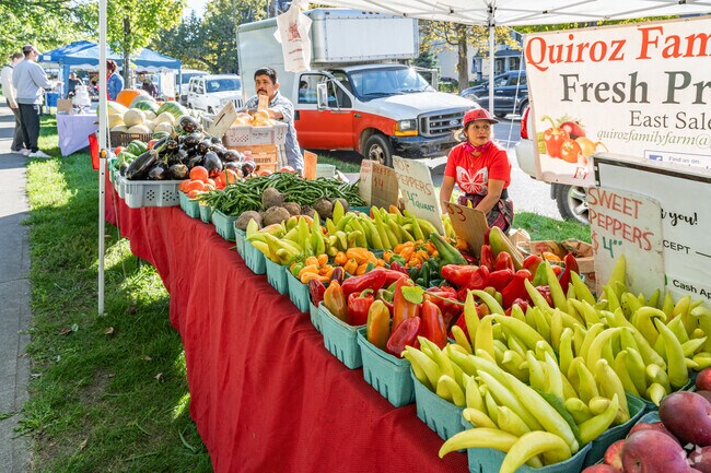 The Tremont Farmers Market provides fresh goods for Duck Island locals on Tuesday afternoons