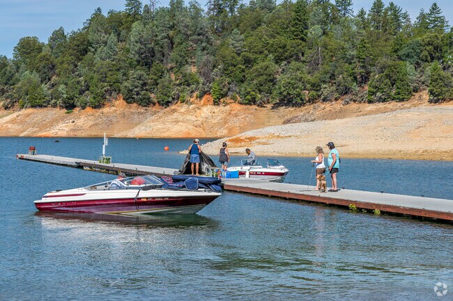 Shasta Lake is a popular spot for boating just north of Pine Grove.