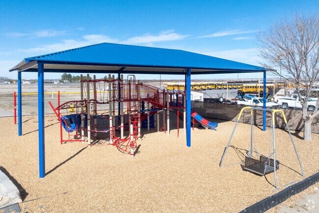 From swings to slides, Josefa L. Sambrano Elementary's playgrounds invite pure joy.