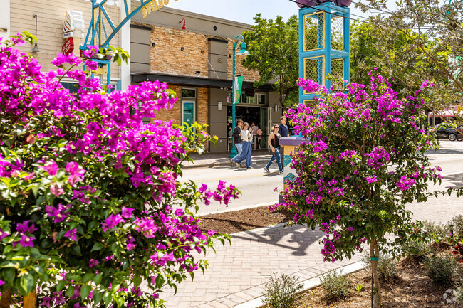 People of all ages enjoy walking the streets of downtown DelRay, near High Point.