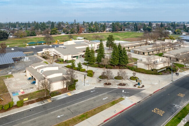 The campus of Nelson Elementary School in Fresno.